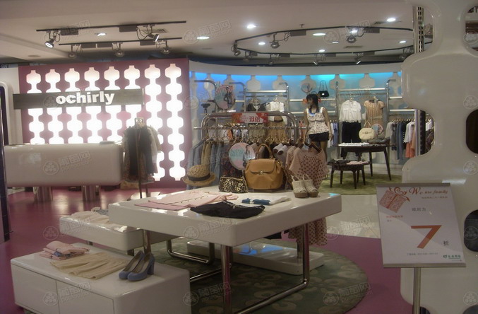 Customers are seen at an Ochirly store in Shanghai, China, 13